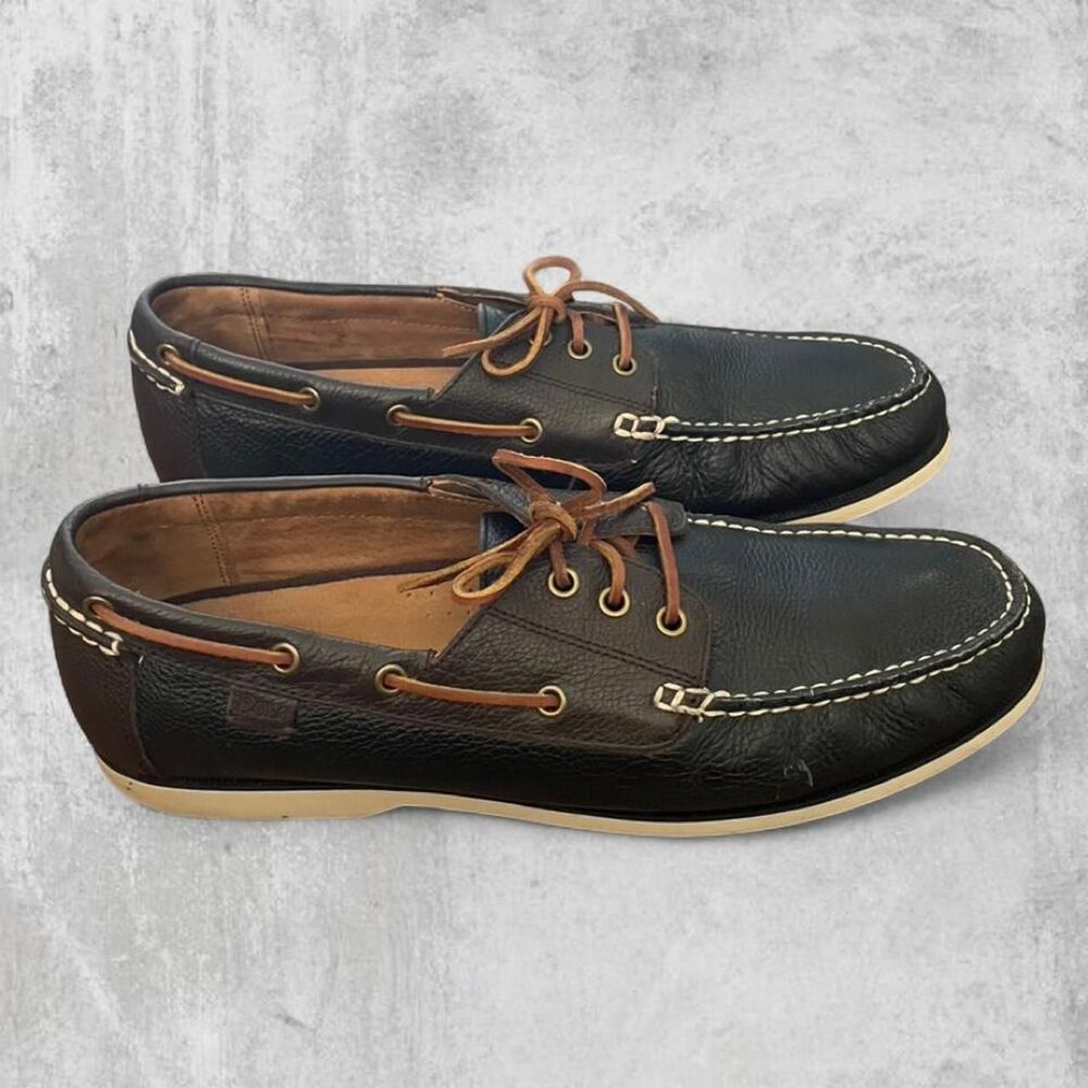 Polo Ralph Lauren Bernard Leather Boat Shoes | Men’s Size 13D | Loafers
